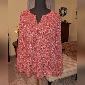 Arrow Red Floral Women's Blouse